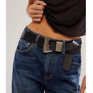 NWT Free People Siggy Leather Belt
